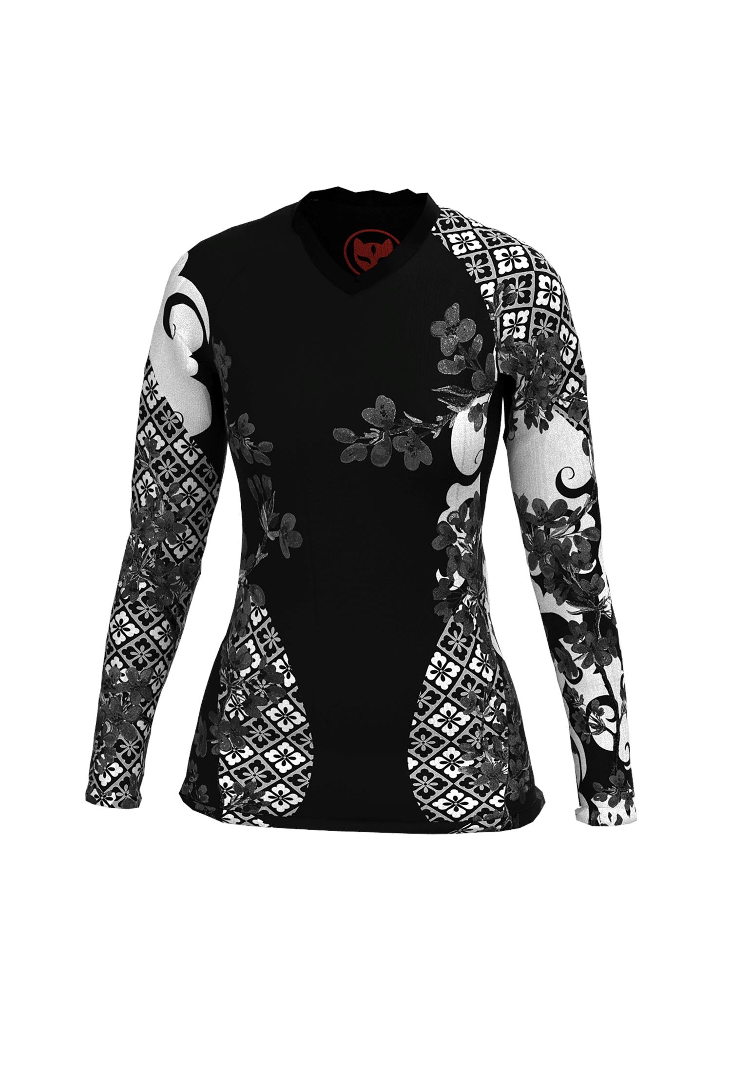 Cherry Blossom Ranked Art Wear Rashguard - Long Sleeve