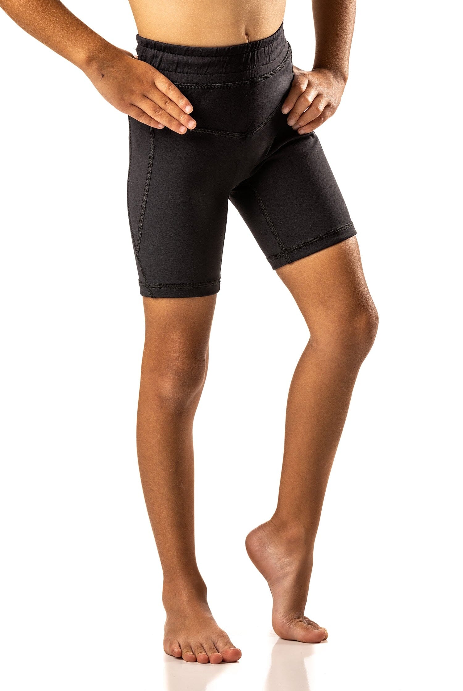 Avant Garde Youth Competition Length Compression Shorts