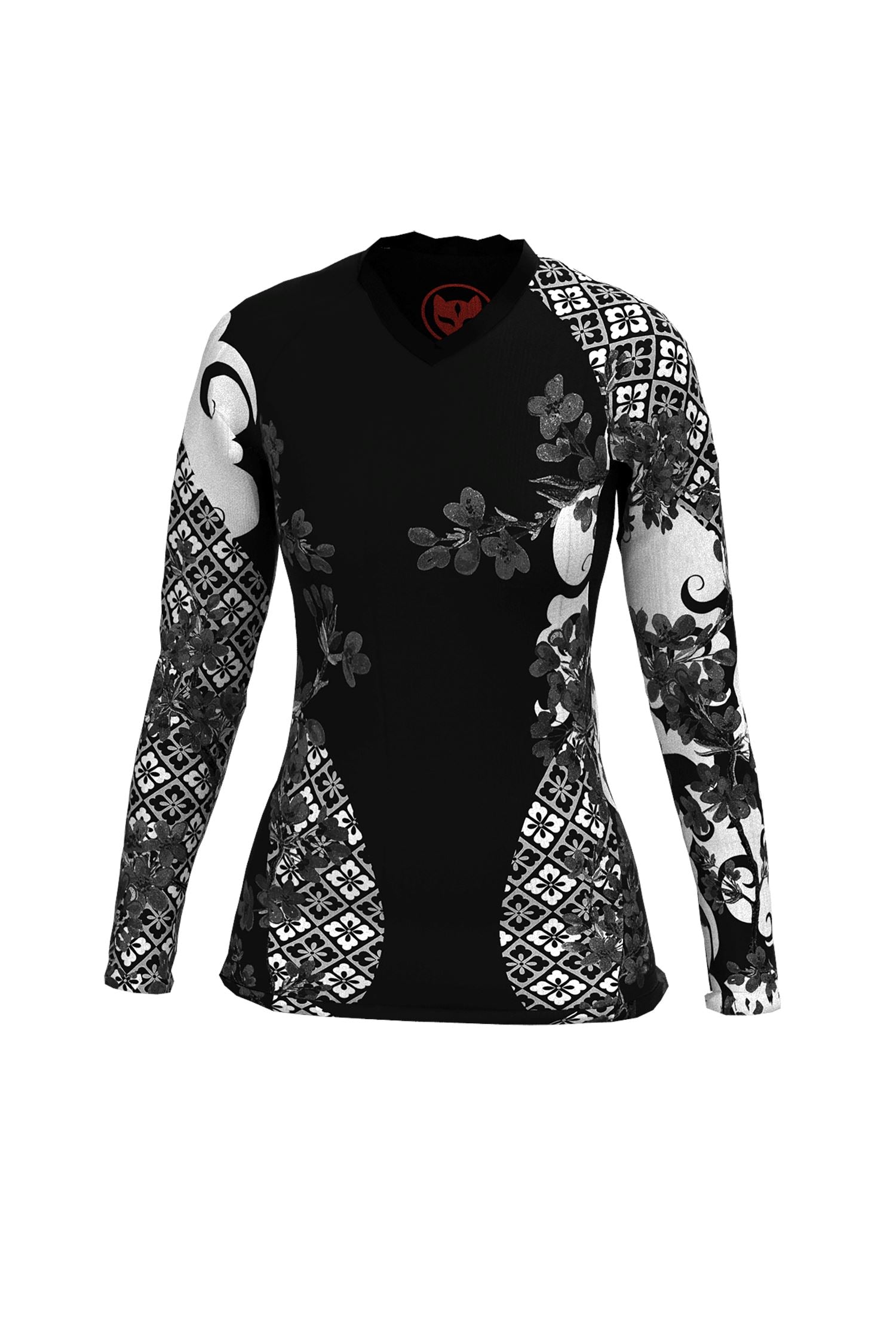 Cherry Blossom Ranked Art Wear Rashguard - Long Sleeve