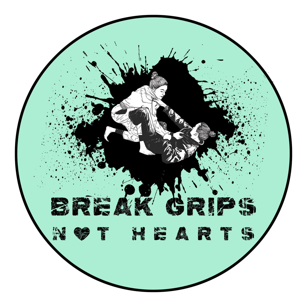 Vinyl Decal - Break Grips Not Hearts
