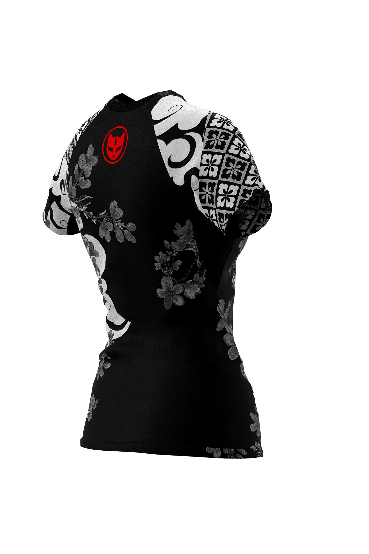 Cherry Blossom Ranked Art Wear Rashguard - Short Sleeve