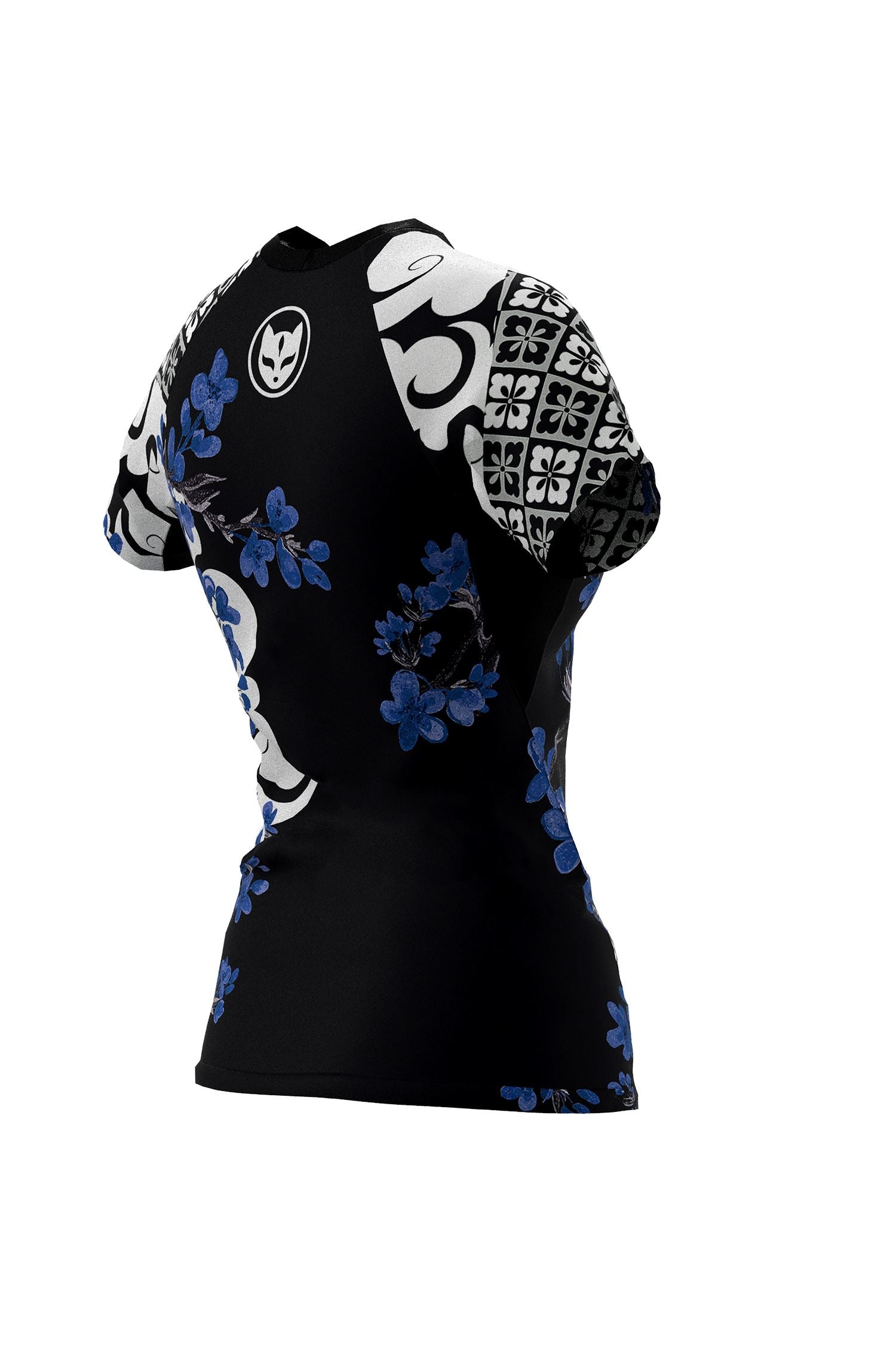 Cherry Blossom Ranked Art Wear Rashguard - Short Sleeve