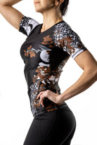 Cherry Blossom Ranked Art Wear Rashguard - Short Sleeve