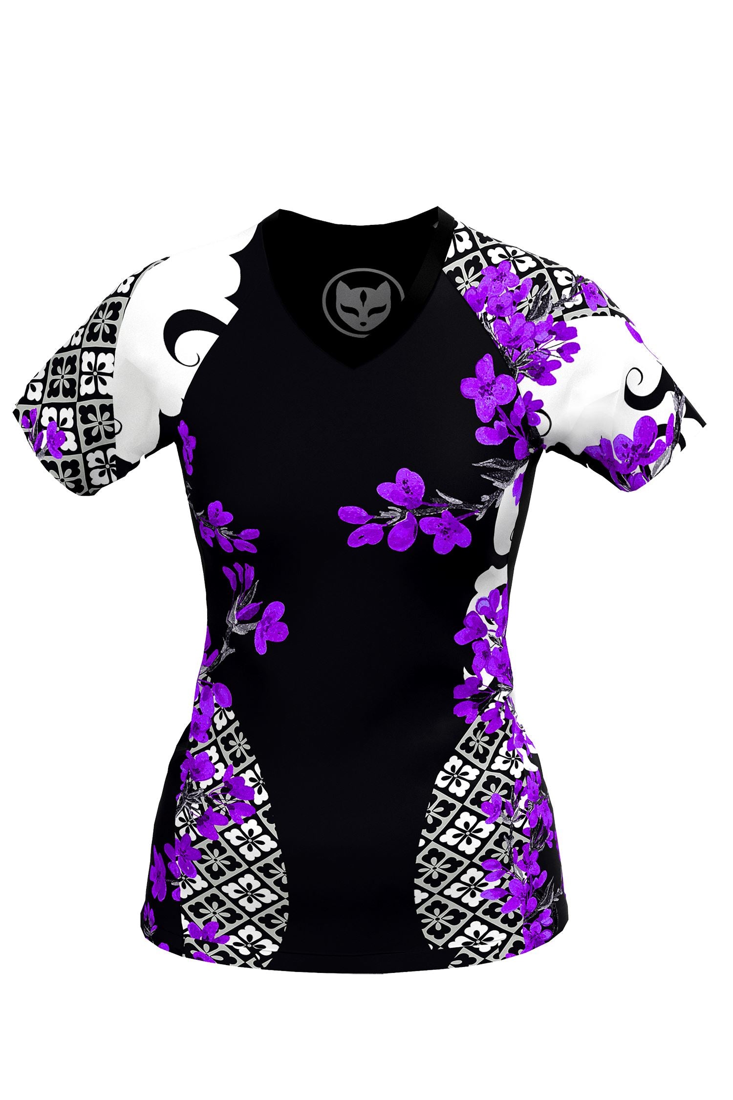 Cherry Blossom Ranked Art Wear Rashguard - Short Sleeve