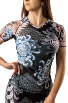 Crane Art Wear Rashguard - Short Sleeve