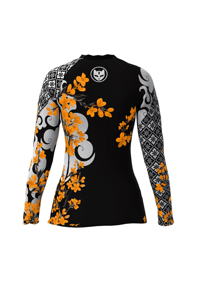 Cherry Blossom Ranked Art Wear Youth Rashguard - Long Sleeve
