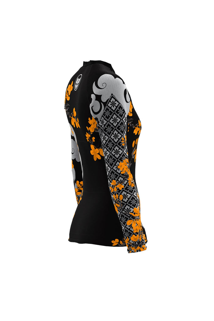 Cherry Blossom Ranked Art Wear Youth Rashguard - Long Sleeve